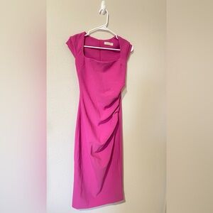 Bec & Bridge Fuchsia Midi Dress